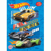 Hot Wheels สมุดภาพระบายสี FULL SPEED